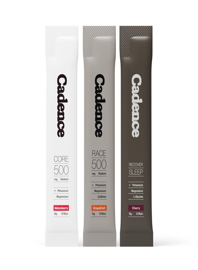 Cadence Sachets Complete Variety Pack - Carton (5g x 30) Science-Backed Hydration | Zero Caffeine | Vegan, Keto & Paleo Friendly | Sodium, Potassium & Magnesium for Performance & Recovery - Image 1